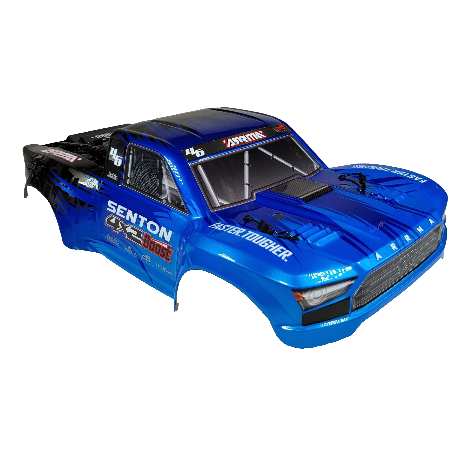 Arrma Senton 4X2 Mega Boost Body Blue Black Pre Painted Decaled Trimmed Body