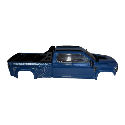 Arrma Big Rock 223s V4 BLX CLIPLESS Body Shell Factory Painted Blue Decals