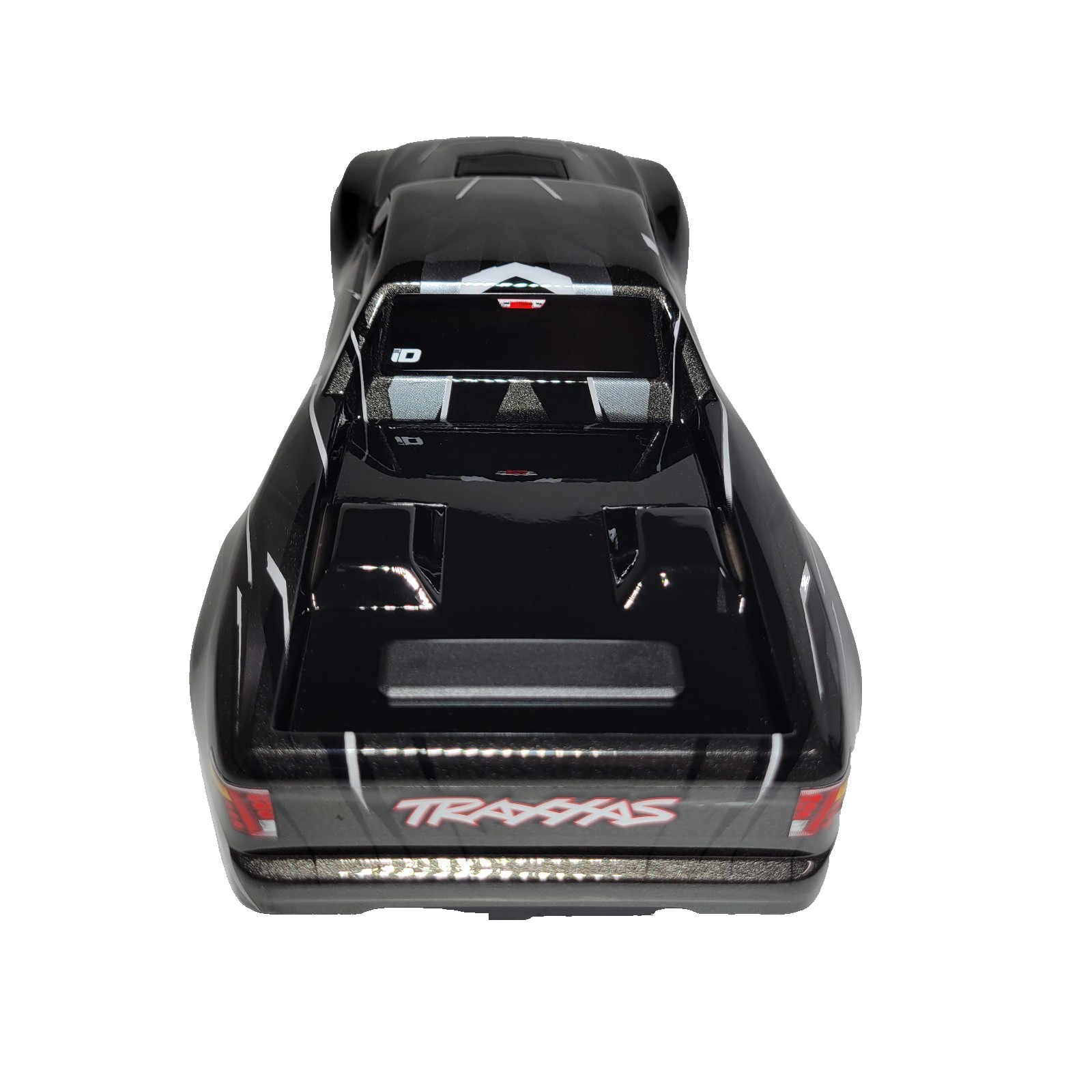 Fits Traxxas Mini Maxx Clipless Body Factory Painted Black Decals 1/16th