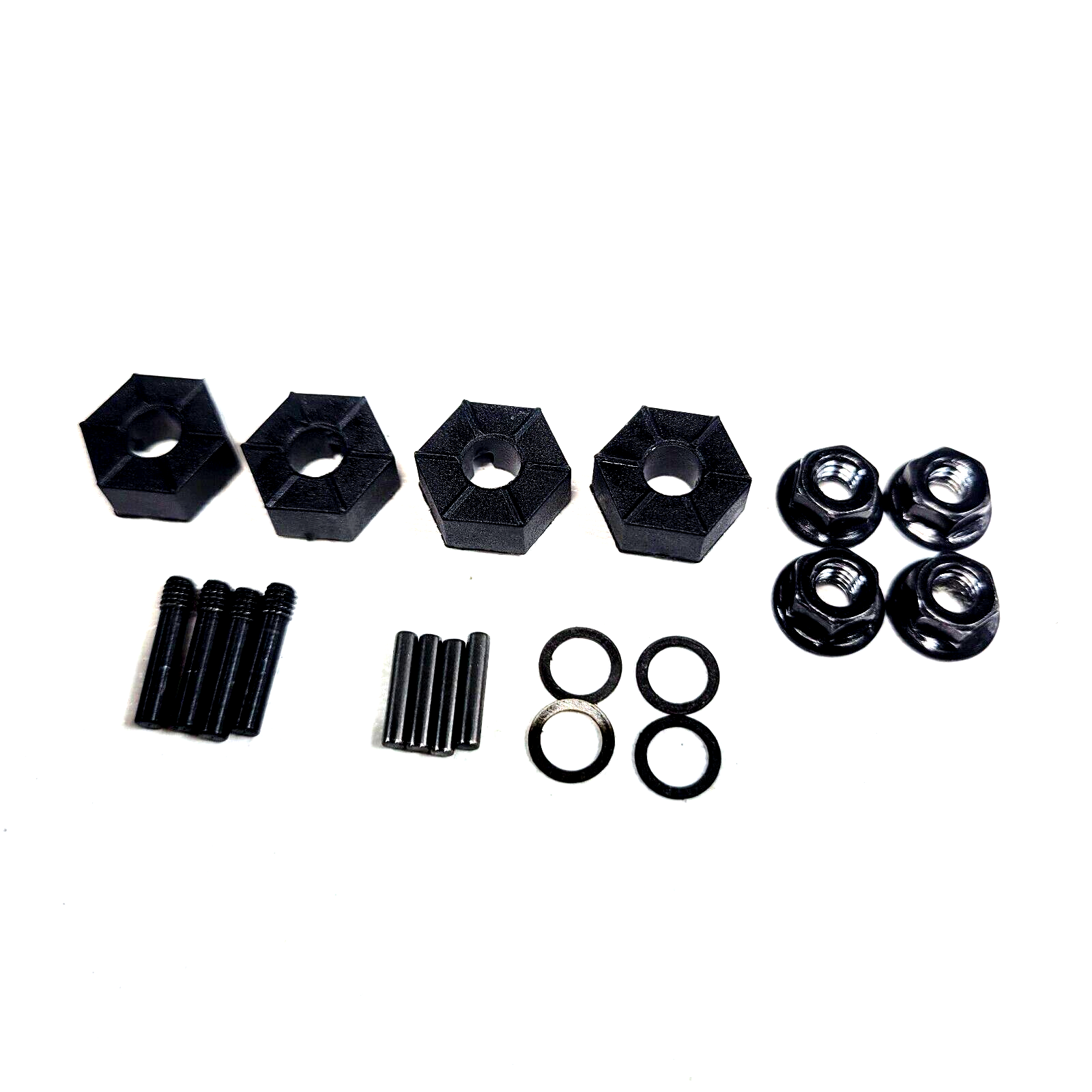 Team Associated Rival MT10 Driveshaft Set Axles Front Rear 12mm Hexes Wheel Nuts