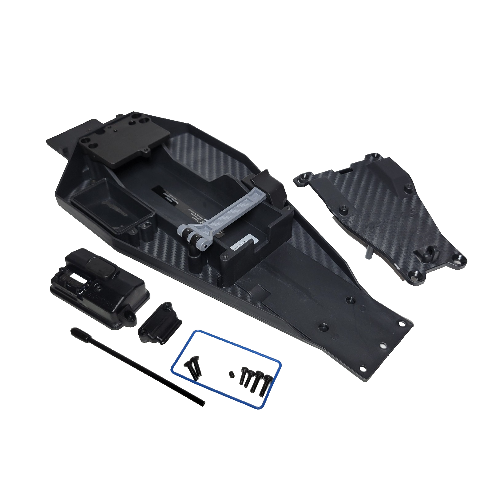Fits Traxxas Rustler VX3 2wd Chassis & Upper ESC Mount Receiver Box Battery Hold