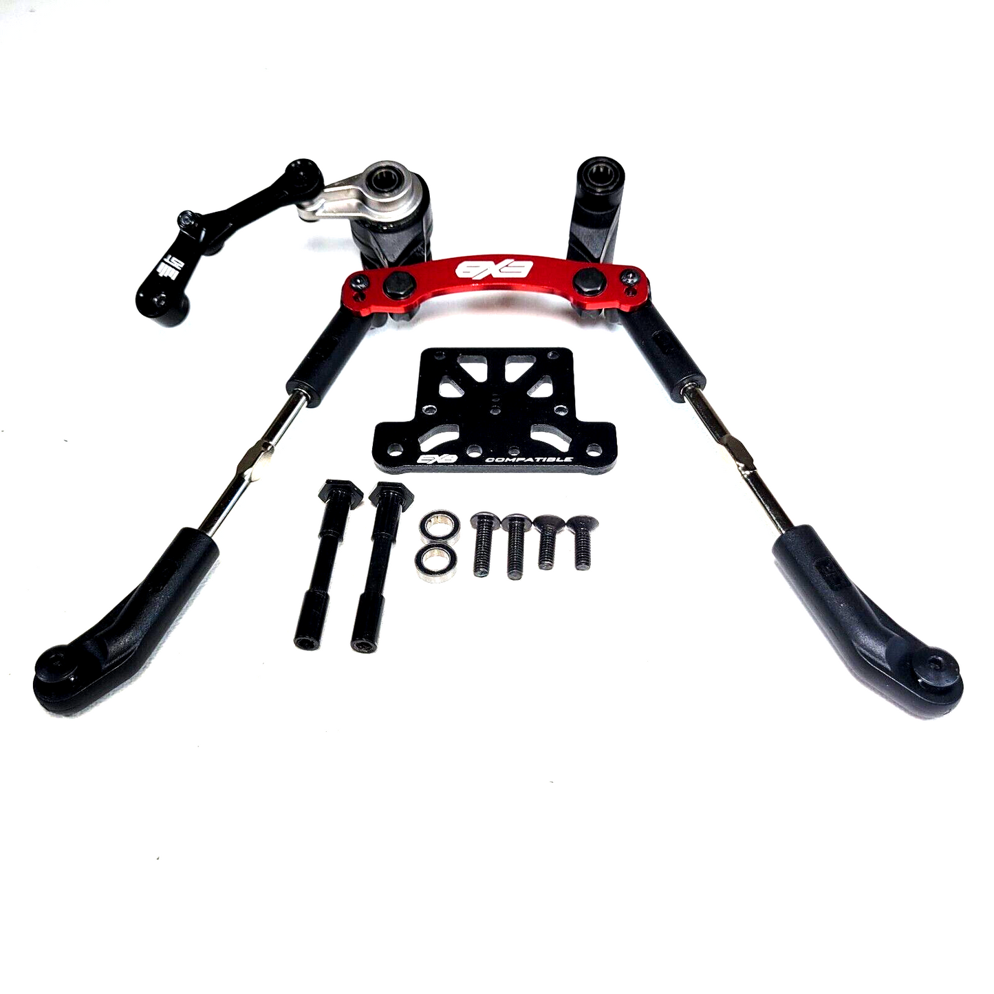 Arrma Kraton 6s EXB Steering Bellcrank Servo Saver Linkage Turnbuckles & Horn