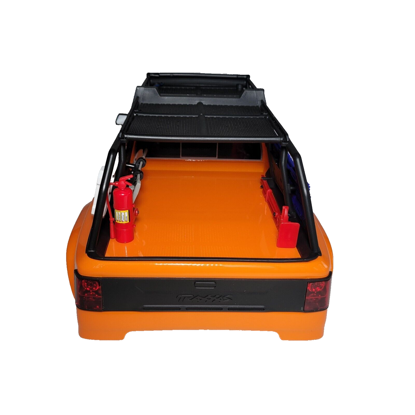 Fits Traxxas TRX-4 Traxx CLIPLESS Body Factory Painted Orange With Led Lights