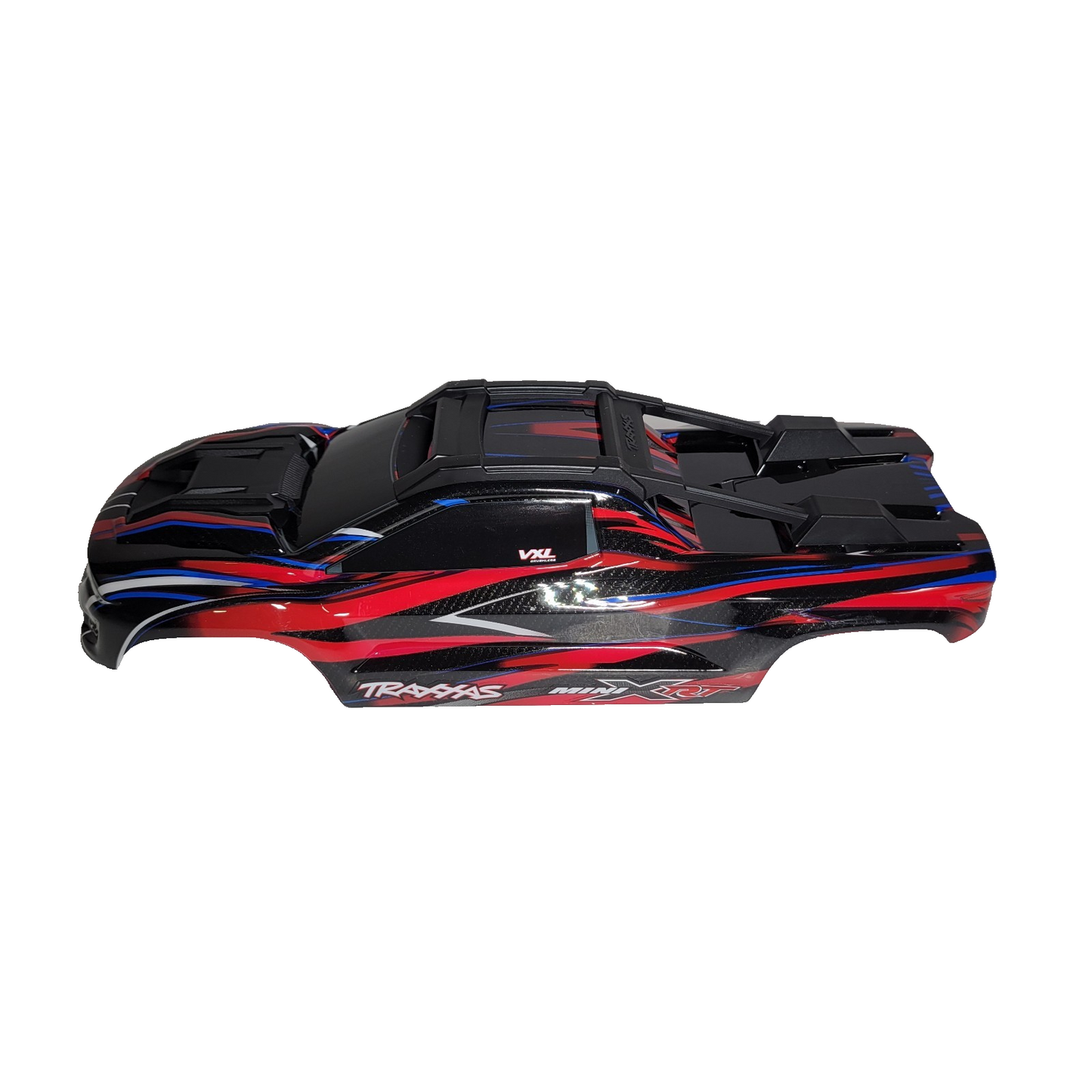 Fits Traxxas Mini XRT NEW Clipless Body Factory Painted Red Black Blue Decals