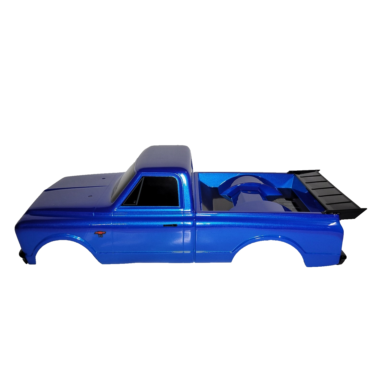 Fits Traxxas Drag Slash Blue C10 Chevrolet Painted Body w/ Wing Grill Bumpers