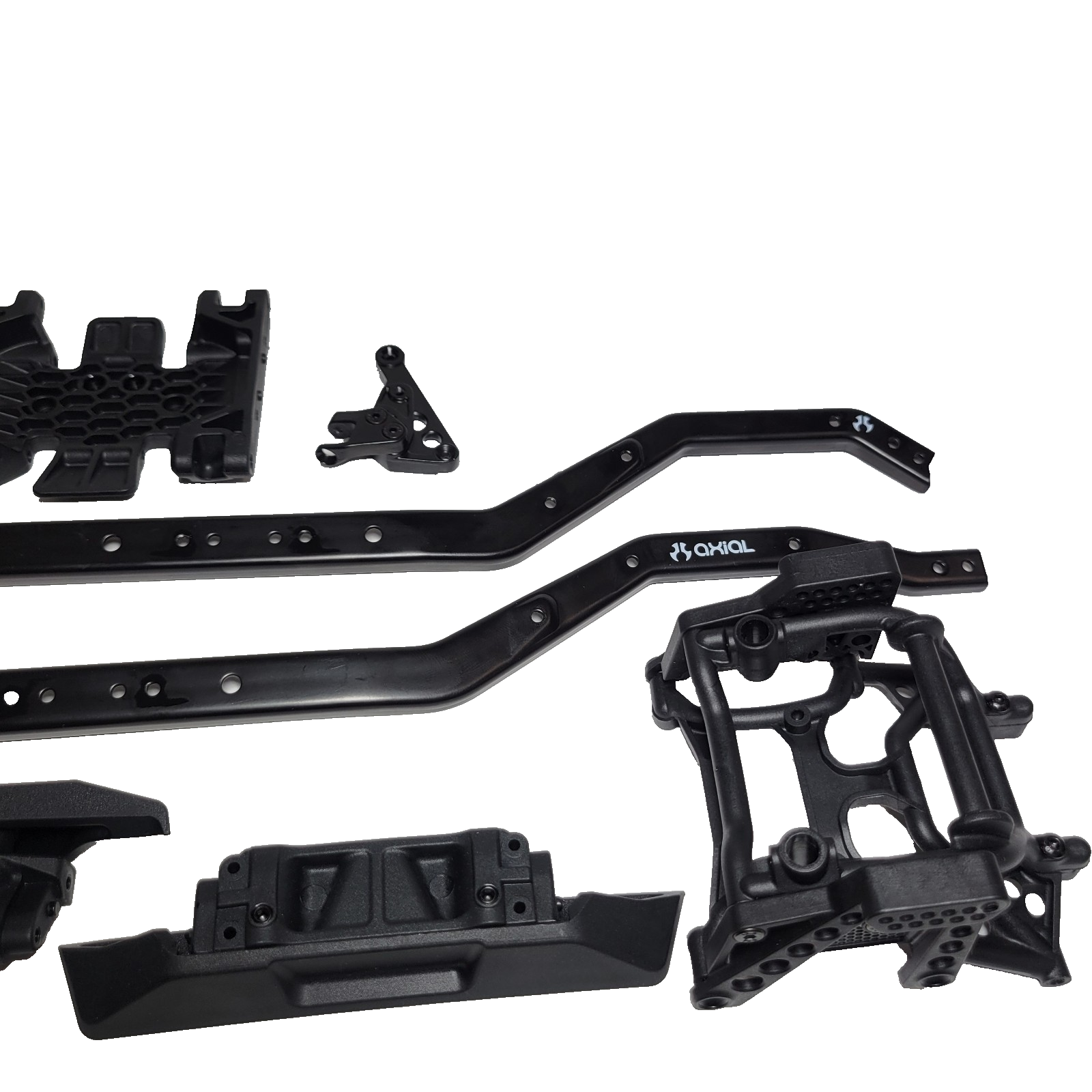 Axial SCX10 iii Coyote Frame Rails Screws Skid Covers Servo Mount Bumpers Tower
