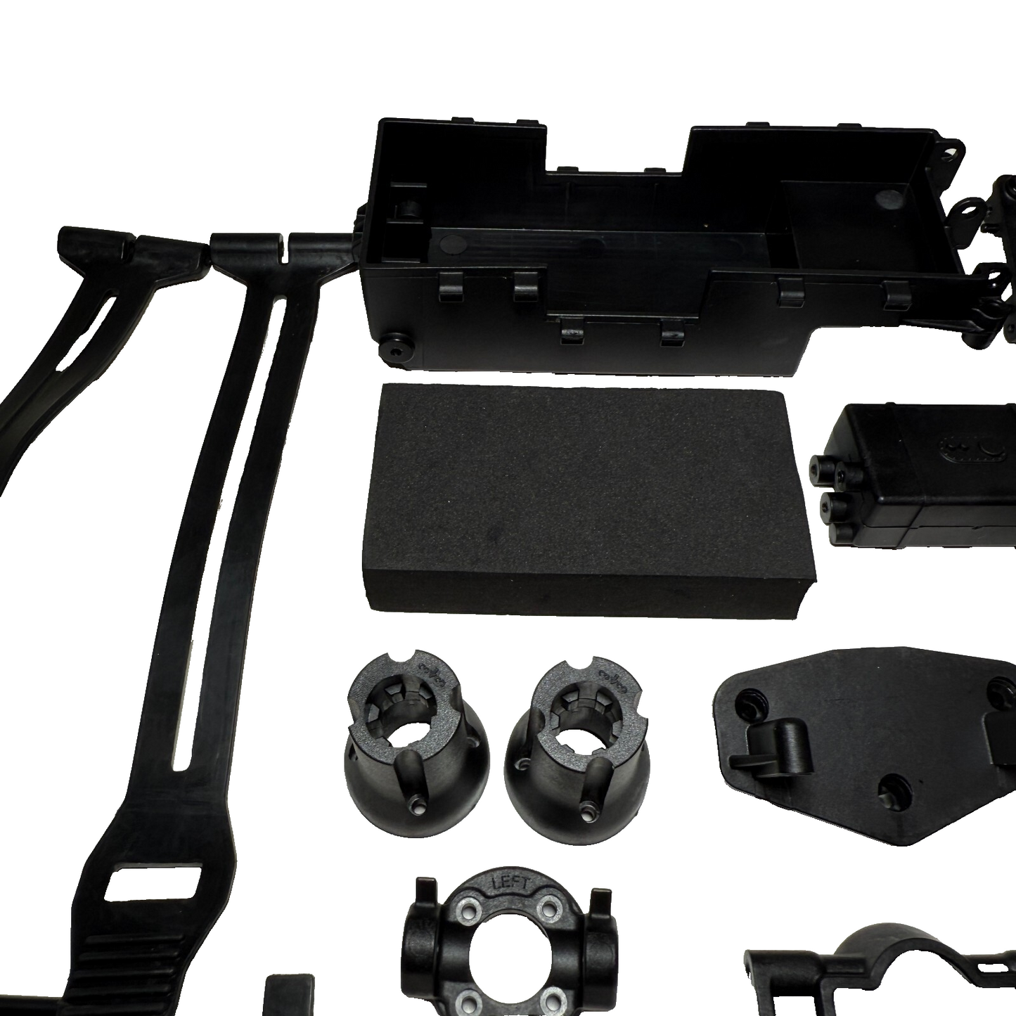 Losi LMT GraveDigger 2.0 Plastics Cross Brace Battery Tray Strap Shock Mounts