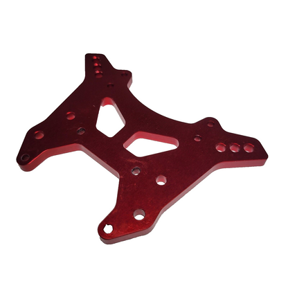 Arrma Kraton 6s EXB Shock Towers Red CNC T-6 Aluminum Front/Rear / BLX Notorious