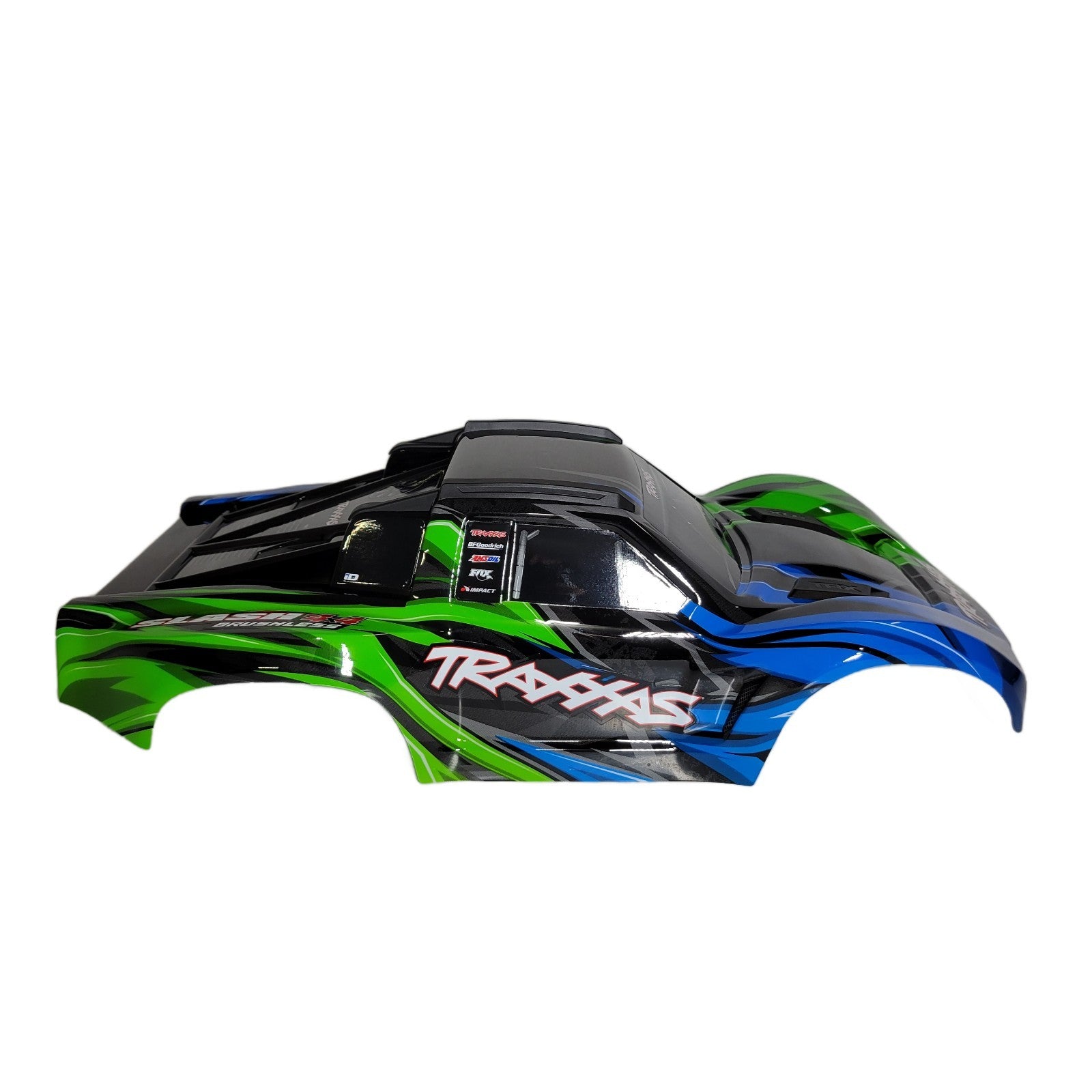 Fits Traxxas Slash 4x4 VX3 Green Blue Body w/ Clipless Mounts 4wd 2wd VXL BL-2s