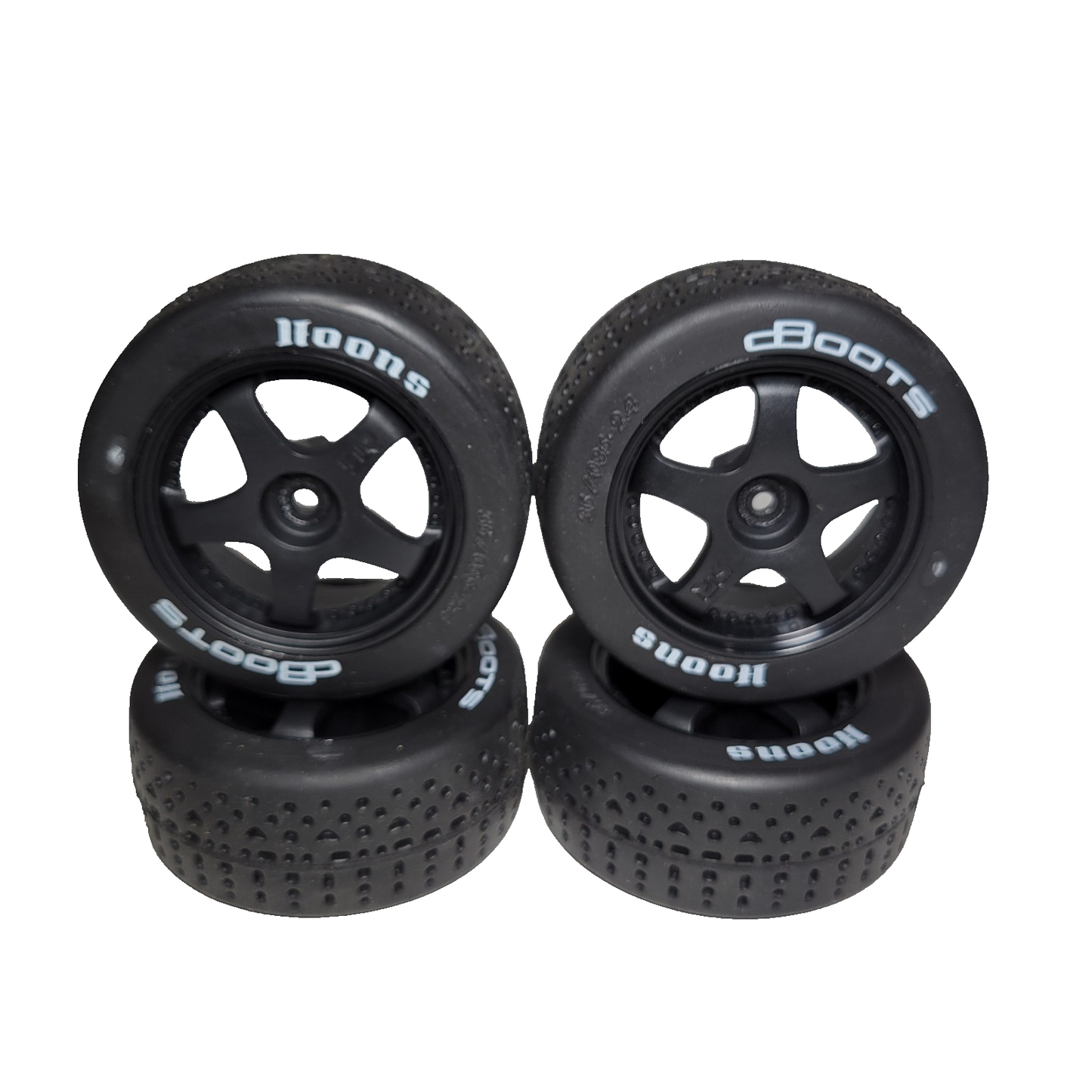 Arrma Infraction 223S V4 BLX Tires & 14mm Wheels DBoots Hoons Glued Vendetta