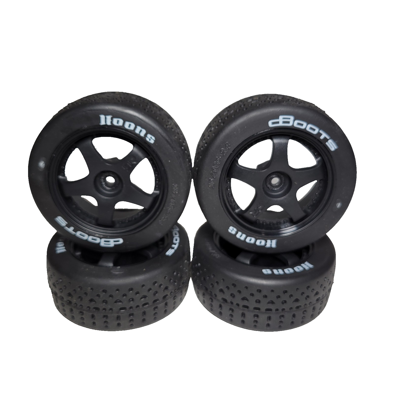 Arrma Infraction 223S V4 BLX Tires & 14mm Wheels DBoots Hoons Glued Vendetta