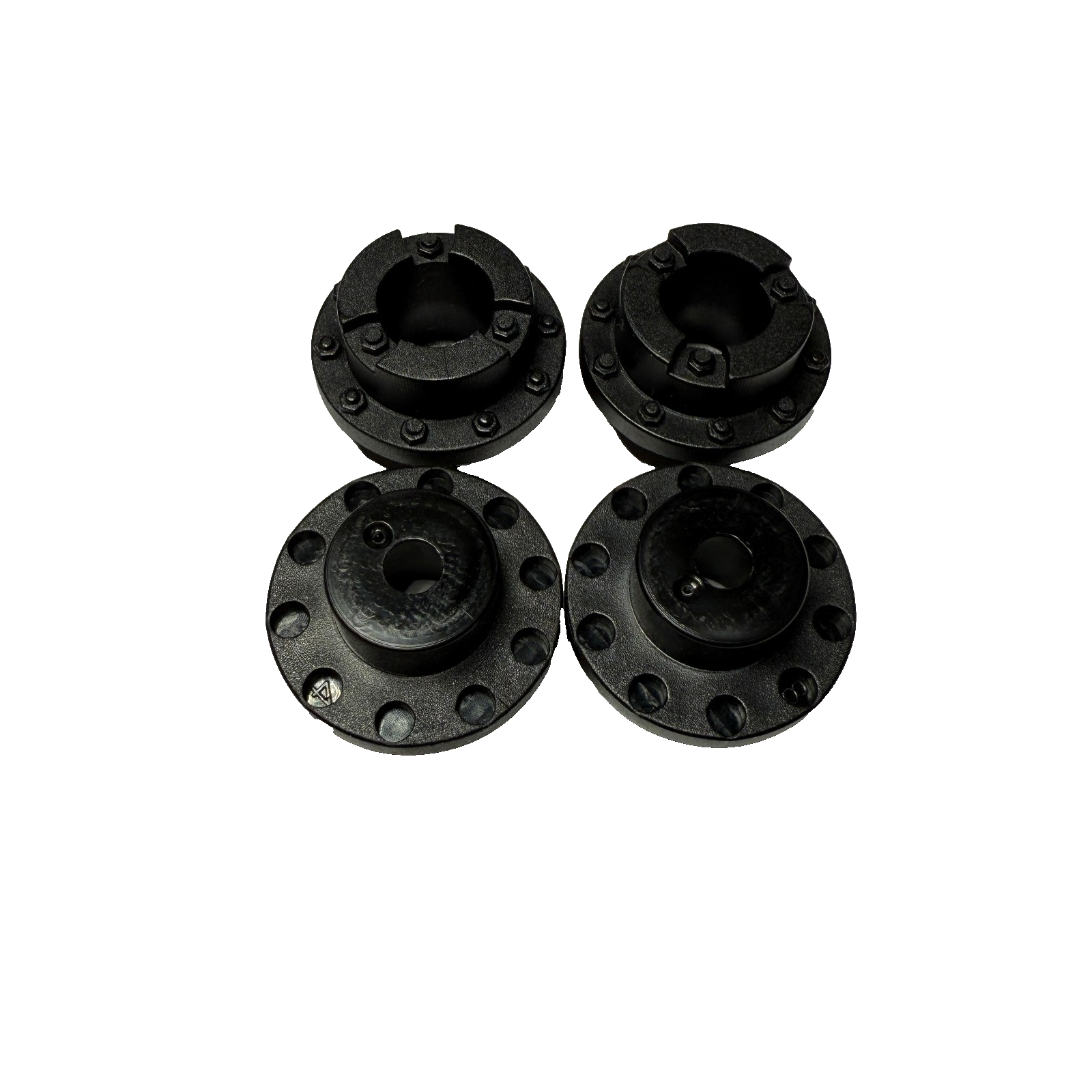Fits Traxxas Bigfoot 4x4 Monster Truck Tires & White 12mm Wheels 2.8" Stampede