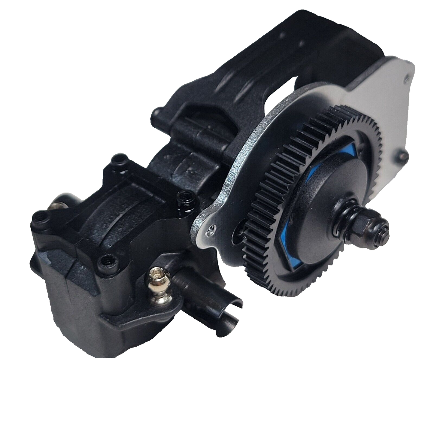 Losi Mini Drag Transmission Gearbox Complete With Spur & Pinion Gear Motor Mount