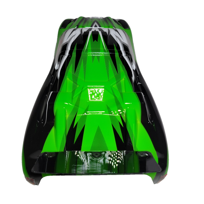 Fits Traxxas 2wd Rustler XL5 Clipless Body Green Blue Factory Painted Decal BL2s
