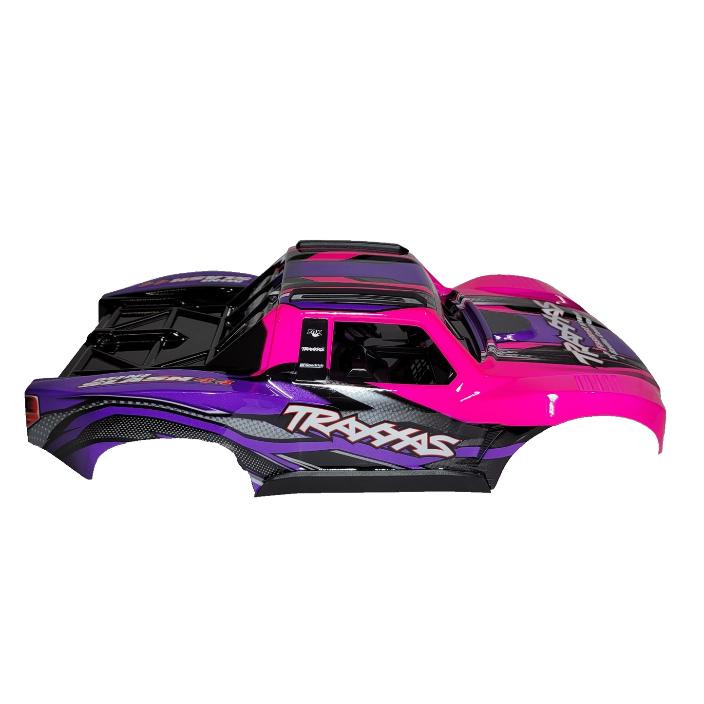 Fits Traxxas Mini Slash Clipless Body Factory Painted Pink Purple & Interior