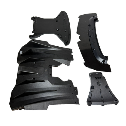 Arrma Limitless 8s 120 Diffuser Supports Splitter Bumper Skid Plate Brace 1/7