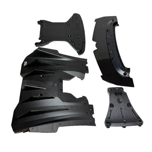 Arrma Limitless 8s 120 Diffuser Supports Splitter Bumper Skid Plate Brace 1/7
