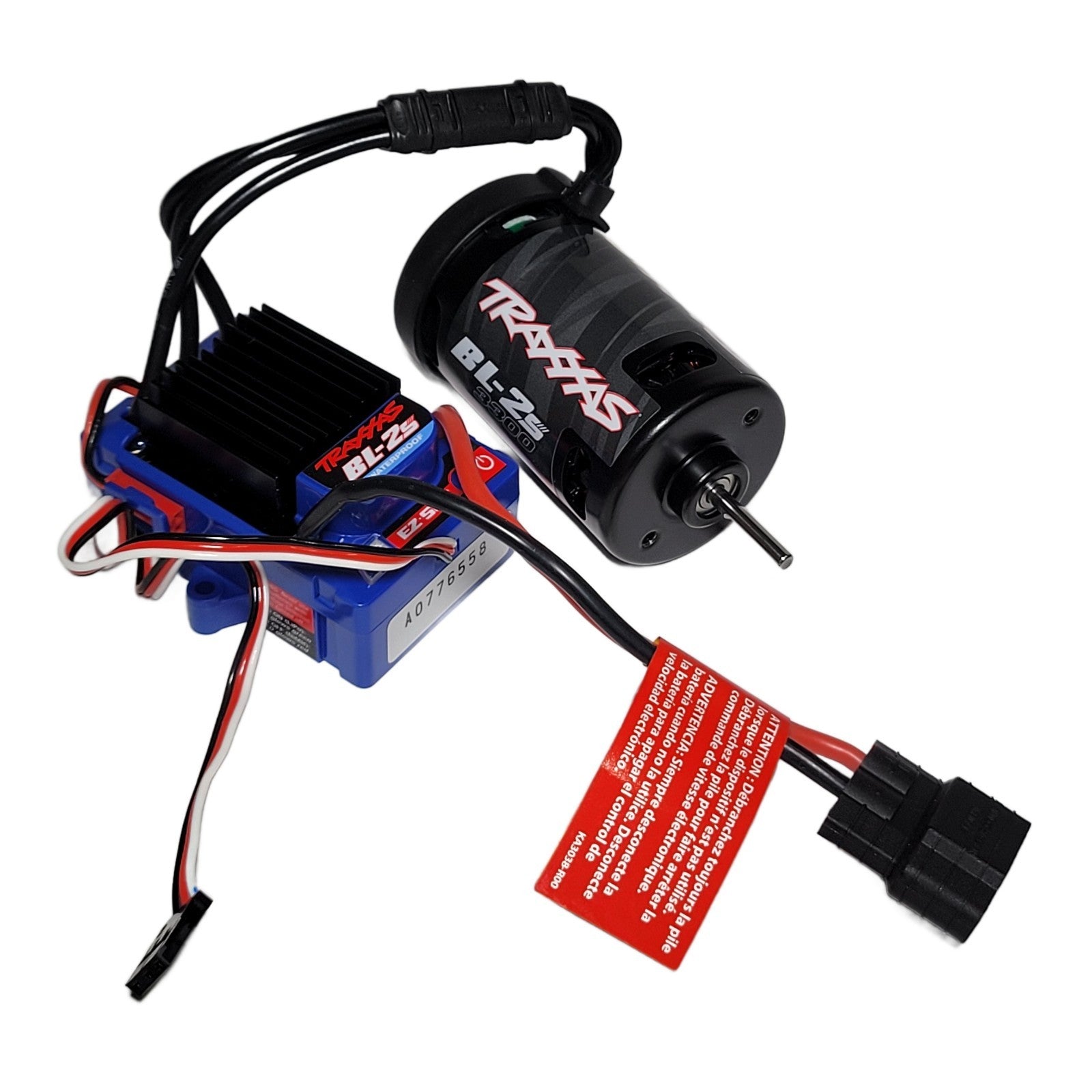 Fits Traxxas Mini Maxx BL-2s ESC Waterproof & 3300kv Brushless Motor 3382 Slash