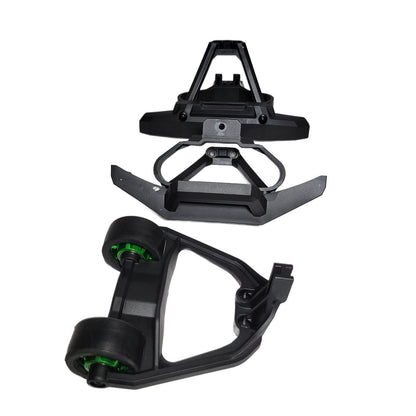 Fits Traxxas 1/10 Wide-Maxx Ultimate Bumpers Mounts Aluminum Wheelie Wheels