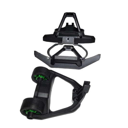 Fits Traxxas 1/10 Wide-Maxx Ultimate Bumpers Mounts Aluminum Wheelie Wheels