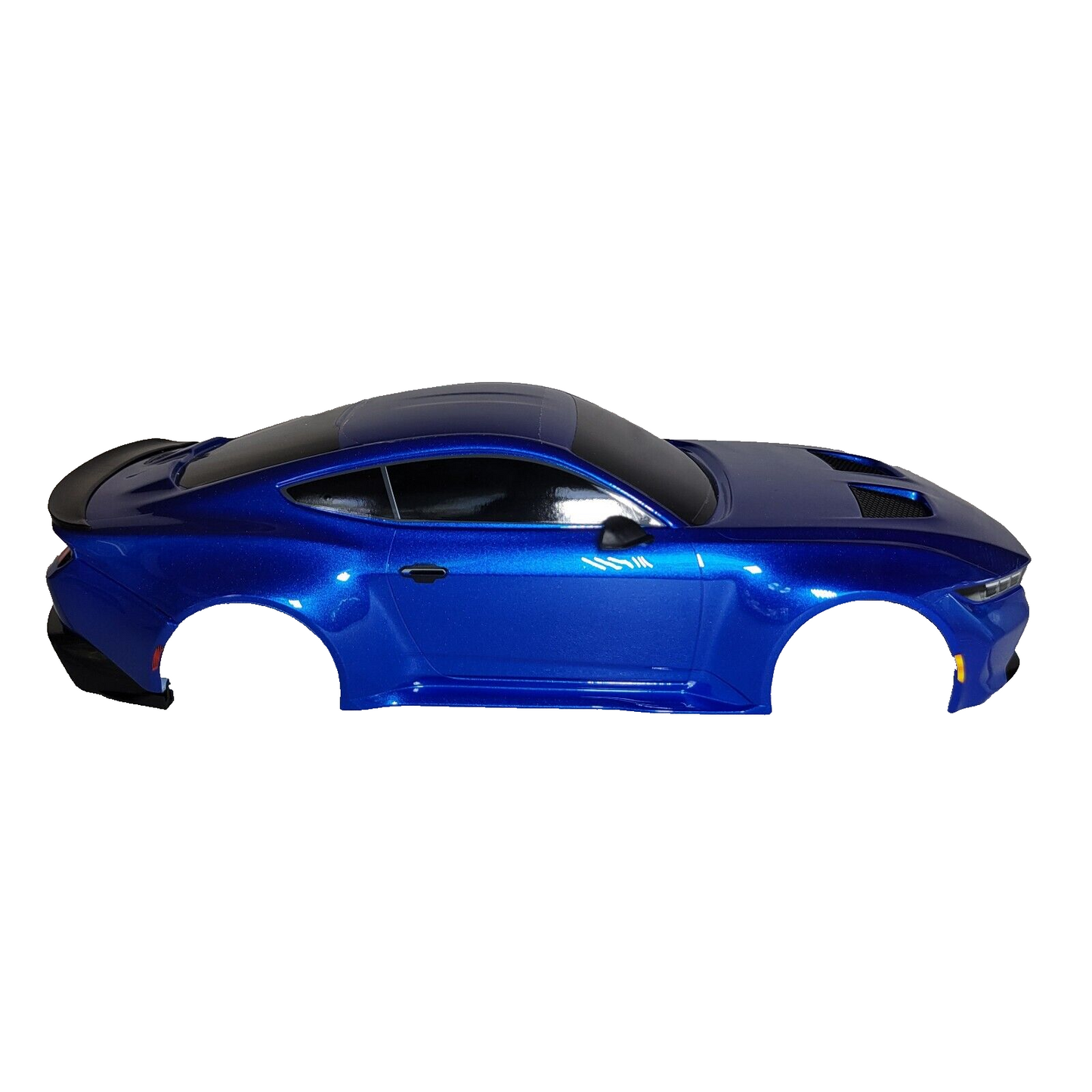 Fits Traxxas 4-Tec Drift Body Ford Mustang Clipless Factory Painted Blue Decals