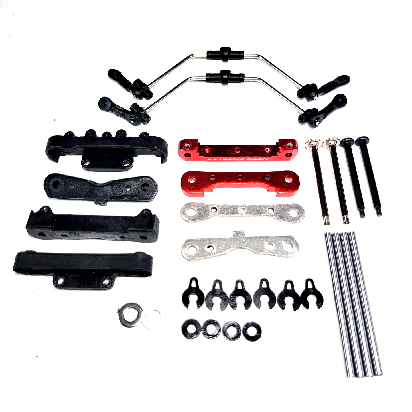 Arrma Kraton 6s EXB Hinge Pins Sway Bars Suspension Aluminum Mount Braces