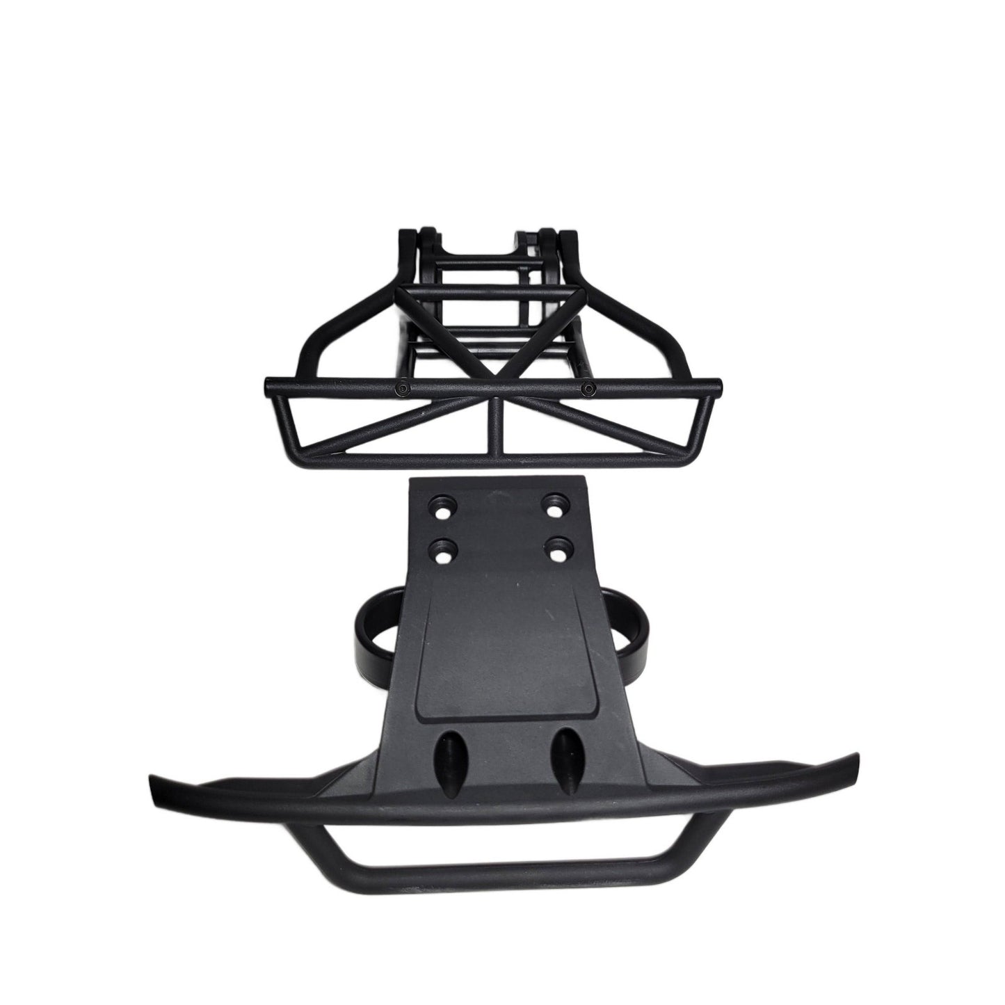 Fits Traxxas Slash 2wd VX3 Front & Rear Bumpers & Mounts Black 6951 / 5836