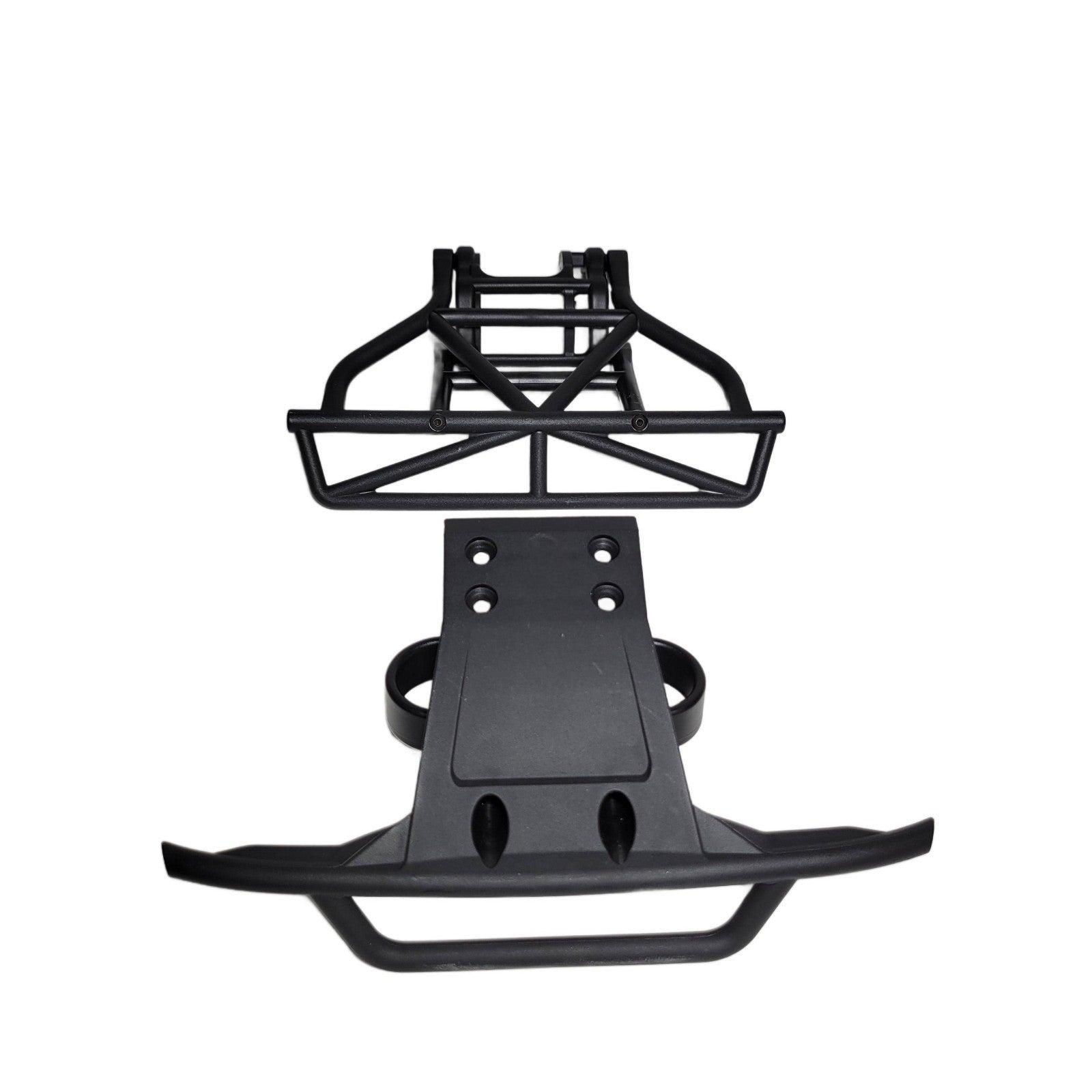 Fits Traxxas Slash 2wd VX3 Front & Rear Bumpers & Mounts Black 6951 / 5836