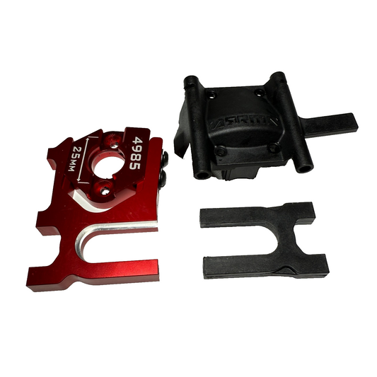 Arrma Limitless 8s 4985 Motor Mount Red Aluminum Sliding Plate & Diff Mount 1/7