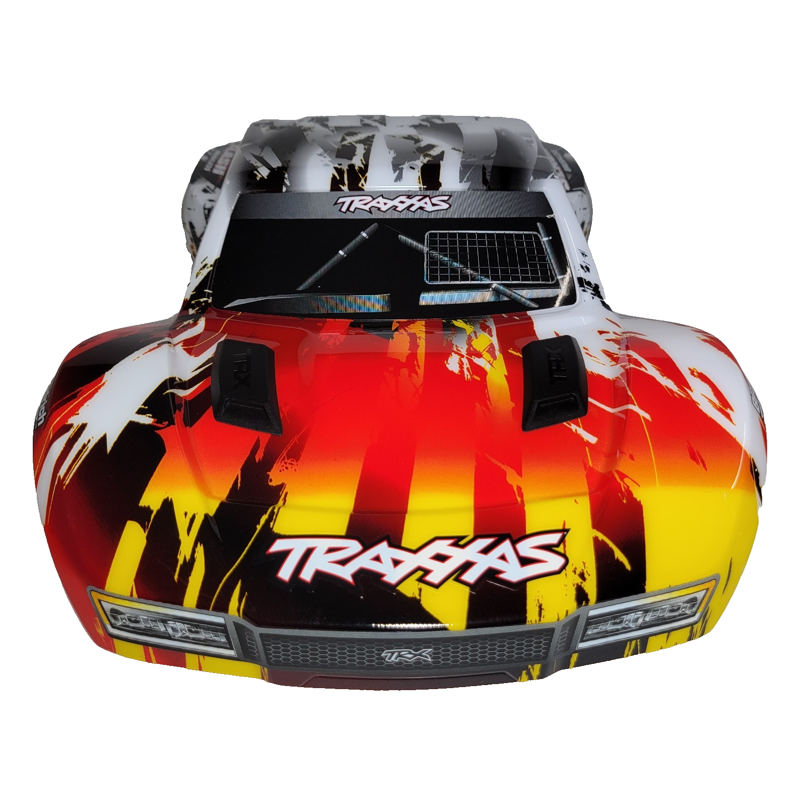 Fits Traxxas Slash VX3 2wd Body CLIPLESS Factory Painted Decals Red Black White