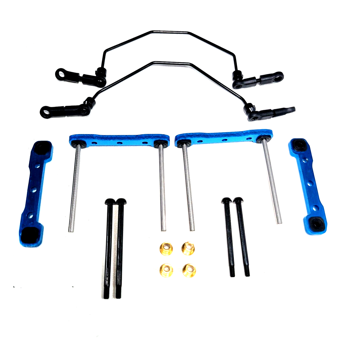 Team Associated Rival MT10 Sway Bars Set Front / Rear A-Arm Hinge Pins PRO4 SC10