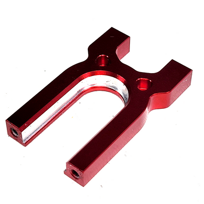 Arrma Kraton 6s EXB Red Aluminum Sliding Motor Mount & Center Diff Holder Cover