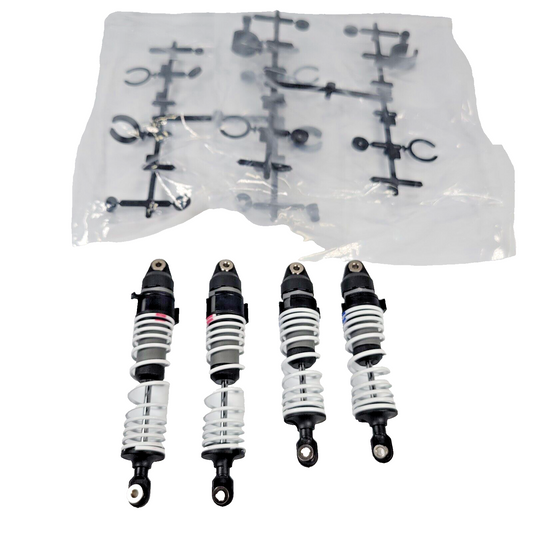 Fits Traxxas Rustler 4X4 VXL / XL-5 Front Rear Ultra Shocks Progressive Springs