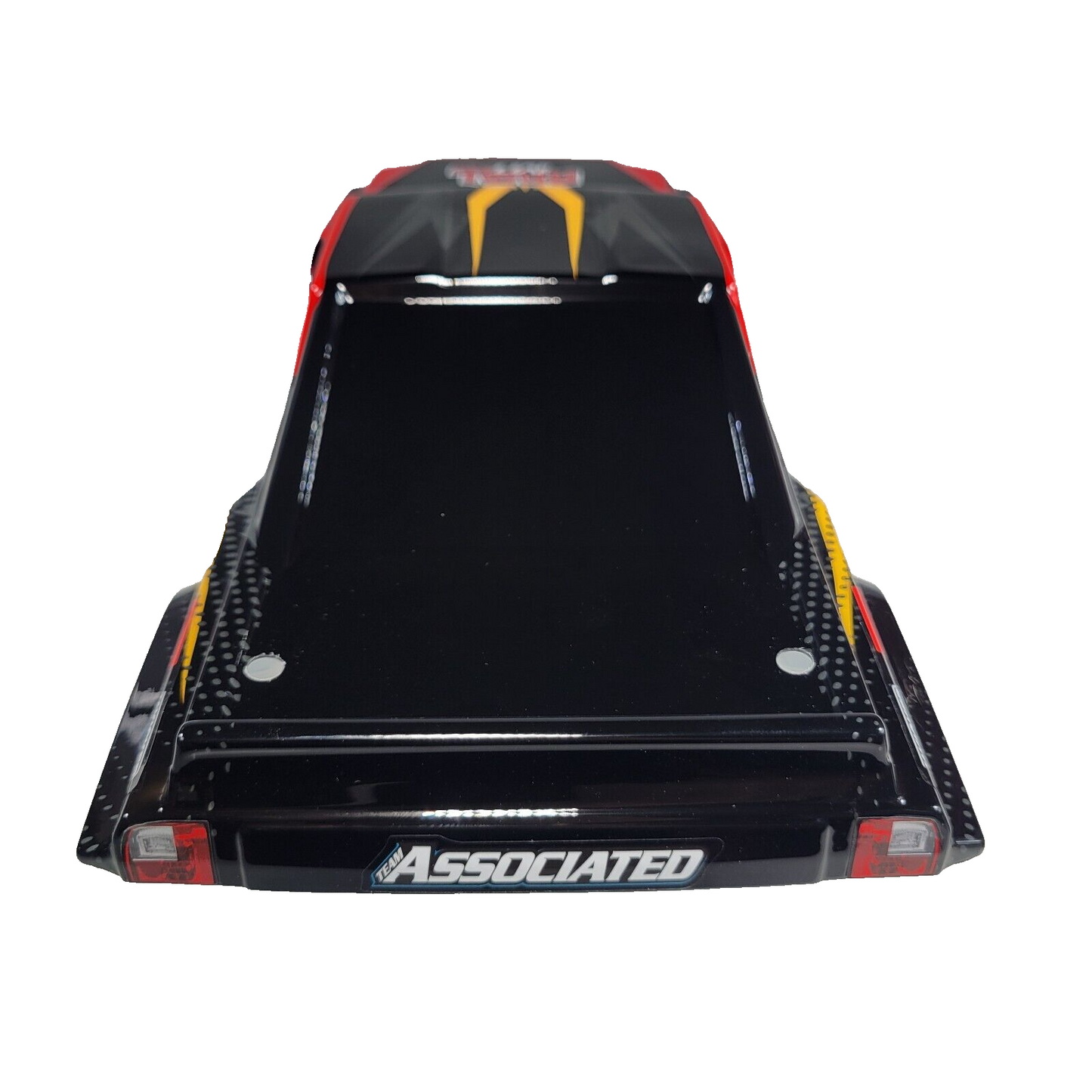 Team Associated Rival MT10 V2 Factory PAINTED Black Yellow Red Body Shell Decals