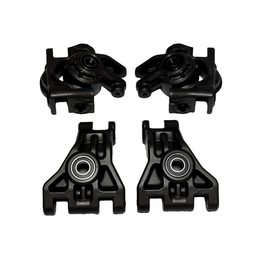 Fits Traxxas Bigfoot 4X4 HEAVY DUTY Axle GRAY Carriers Steering Blocks Knuckles