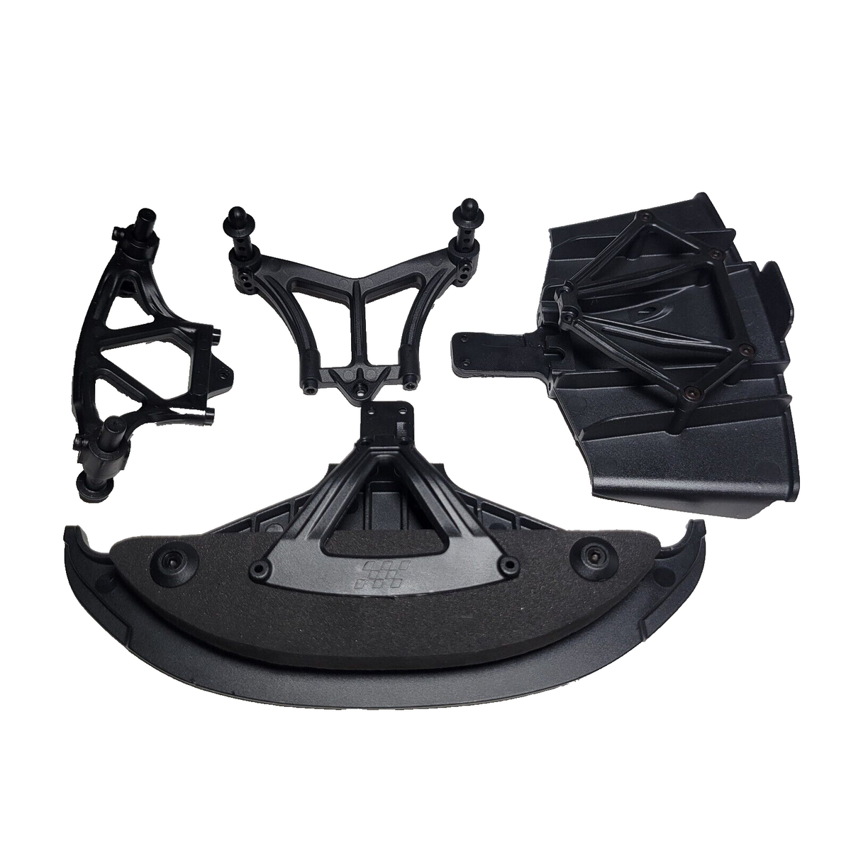 Nascar Rear Diffuser Losi Nascar Grom Towers Body Posts Bumpers Front Splitter & Rear Diffu ...