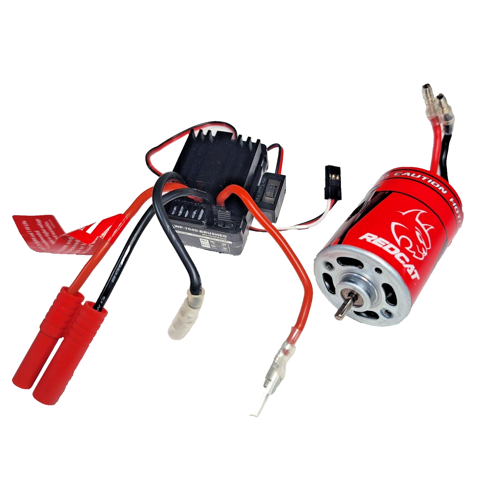 Redcat Racing Lightning STK WP-1040 Brushed Waterproof ESC & RC540 27T Motor