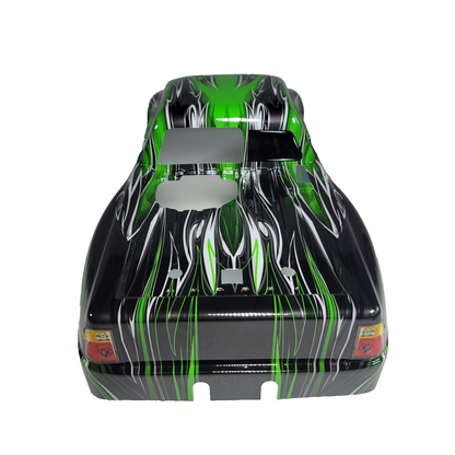 Fits Traxxas Revo 3.3 Body Green & Black Factory Painted & Decals Nitro