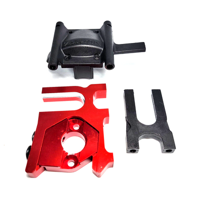 Arrma Notorious 6s BLX Aluminum Red Mount Motor / Center Diff Kraton ARA8611v5