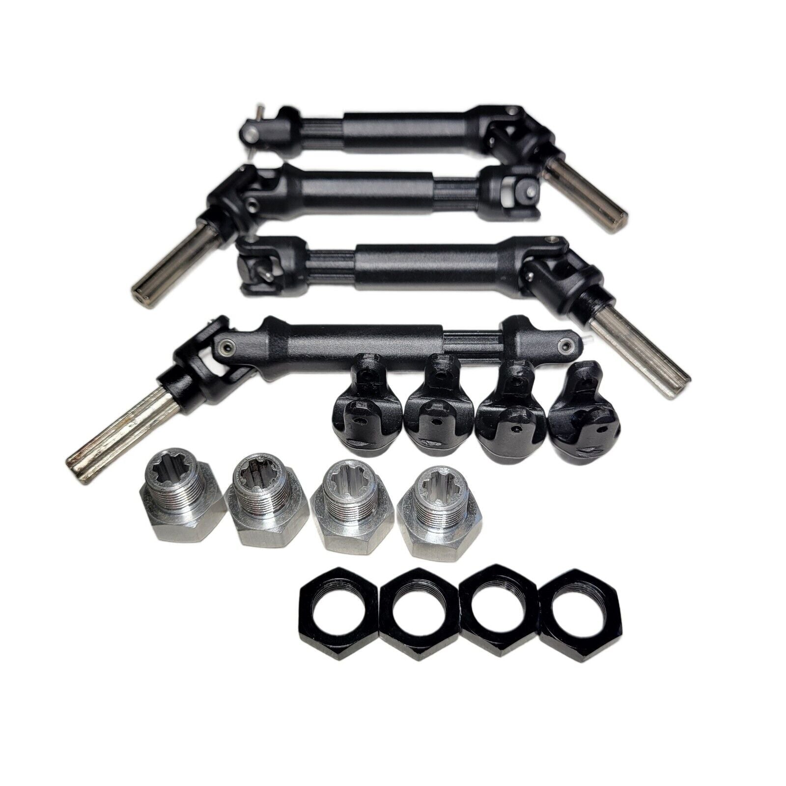 Redcat Valkyrie TR Driveshafts Axles Stubs 17mm Hexes & Nuts Front & Rear MT