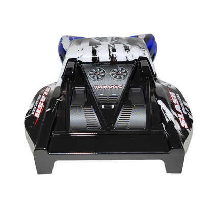 Fits Traxxas Slash VX3 2wd Body CLIPLESS Factory Painted Decals Blue Black White