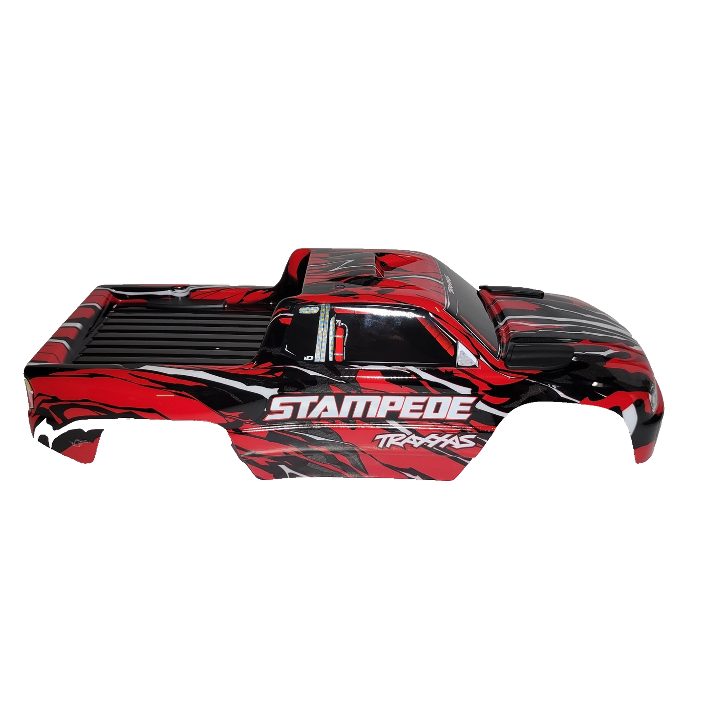 Fits Traxxas Stampede 2wd XL5 Clipless Body Shell Red Black Factory Painted