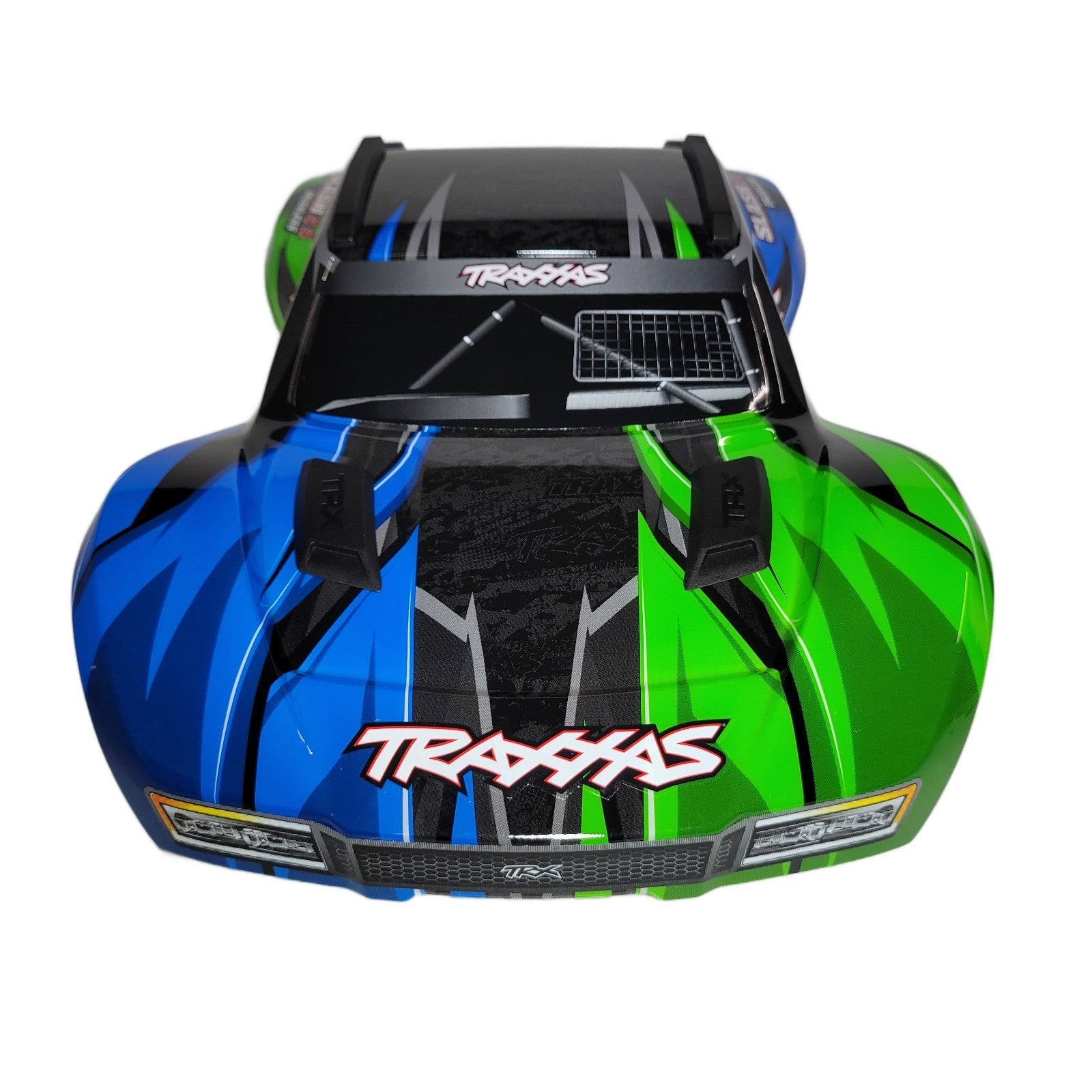 Fits Traxxas Slash 4x4 VX3 Green Blue Body w/ Clipless Mounts 4wd 2wd VXL BL-2s