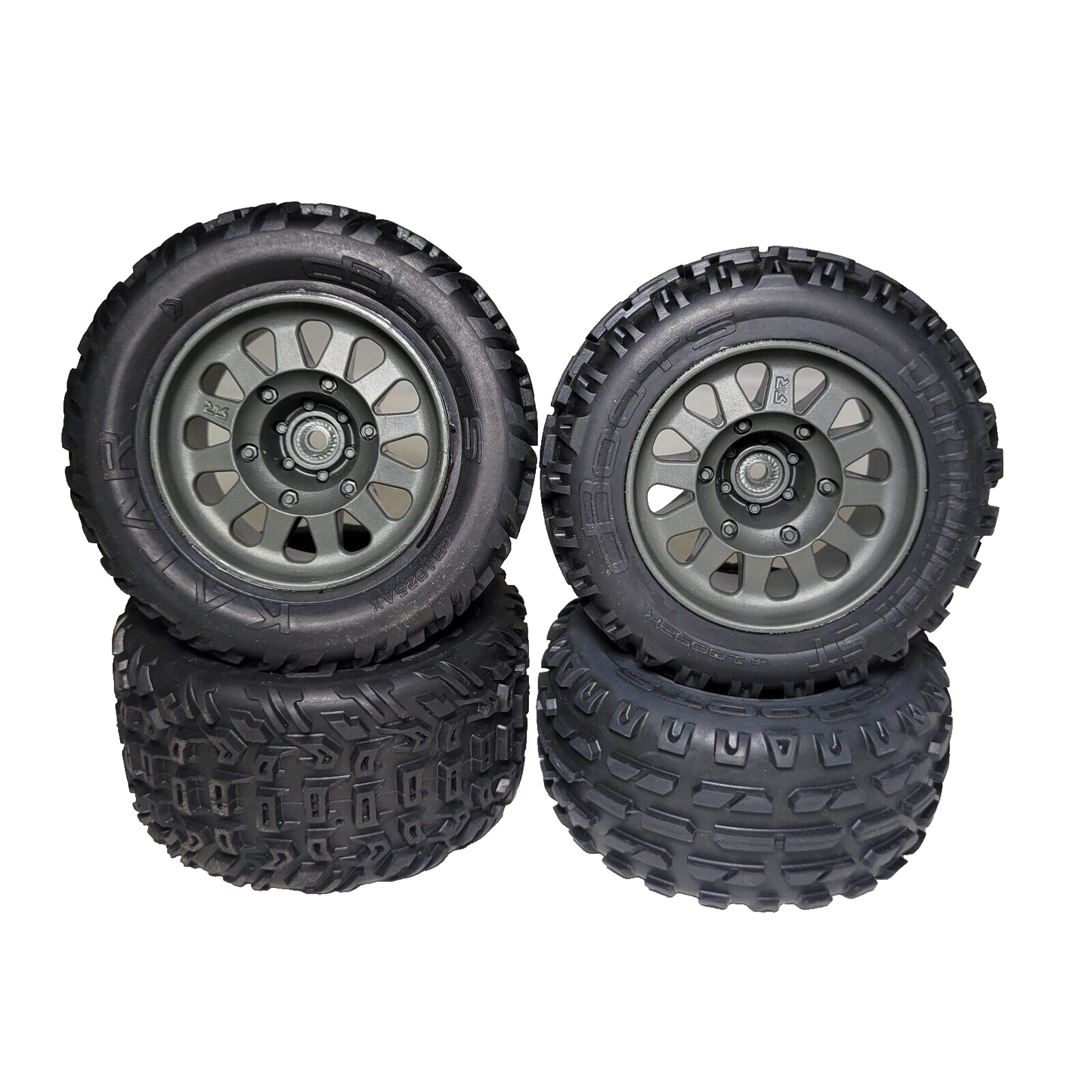 Arrma Vorteks 2wd Mega Gorgon Tires Dboots Katar DirtRunner ST & 14mm Wheels