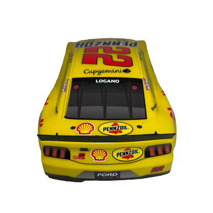 Losi Nascar Grom Body Factory Painted Yellow Red Joey Logano #22 Penzoil Decals