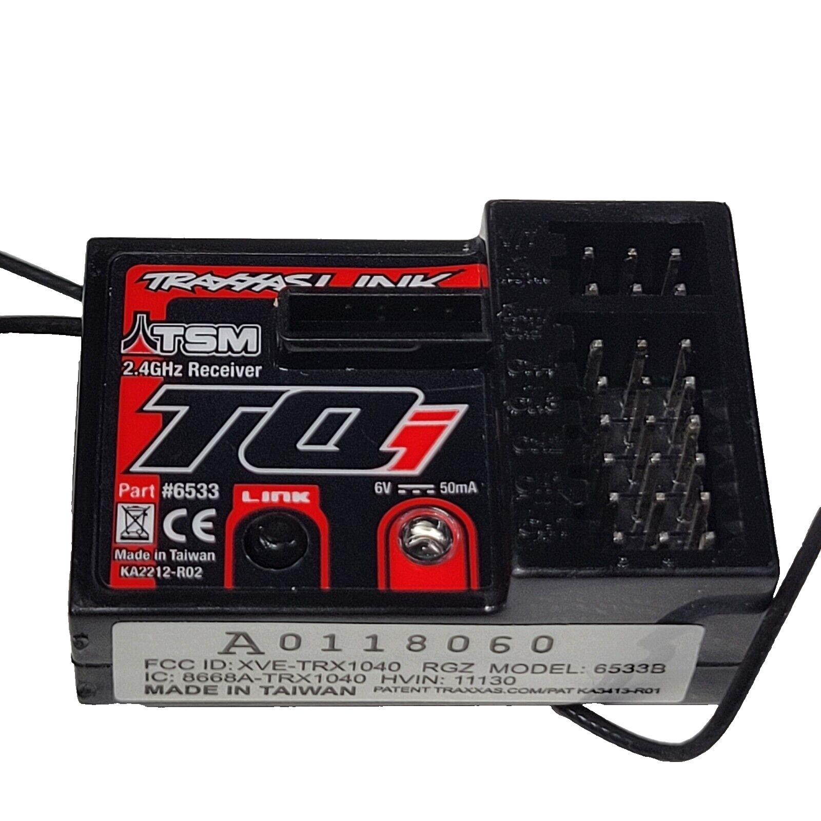 Fits Traxxas TQi Receiver 2.4ghz 5 Channel TSM Stability Management T-Maxx 3.3