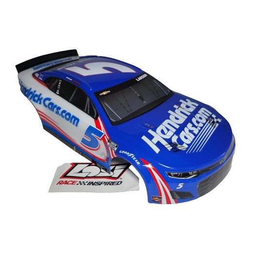 Losi Nascar Grom Body Factory Painted Blue White Larson #5 Hendrickcars Decals