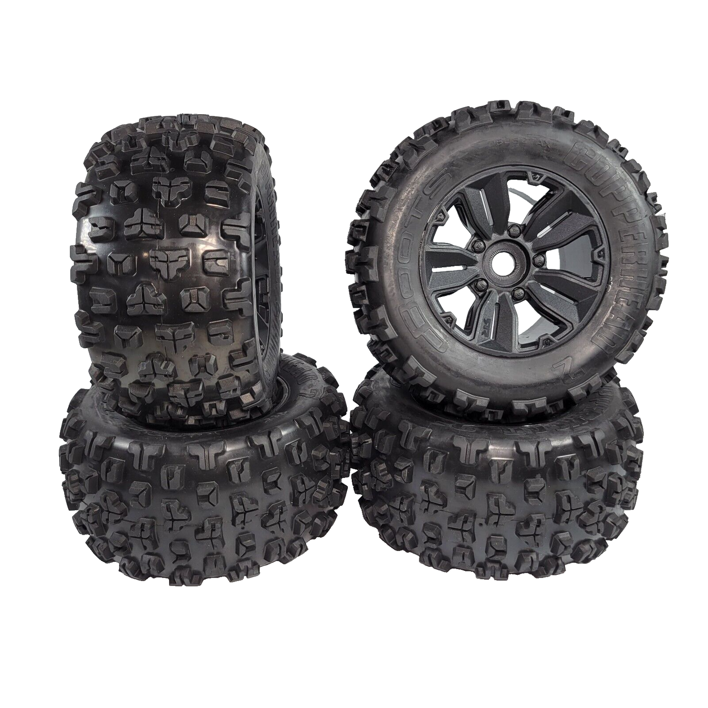 Arrma Kraton V5 6s BLX Dboots Copperhead 2 Tires 17mm Wheels Talion Outcast (4)