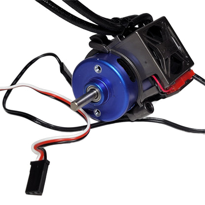 Fits Traxxas Rustler 4x4 VX3 Motor & ESC 3s /Fan Waterproof 3200KV Brushless 5mm