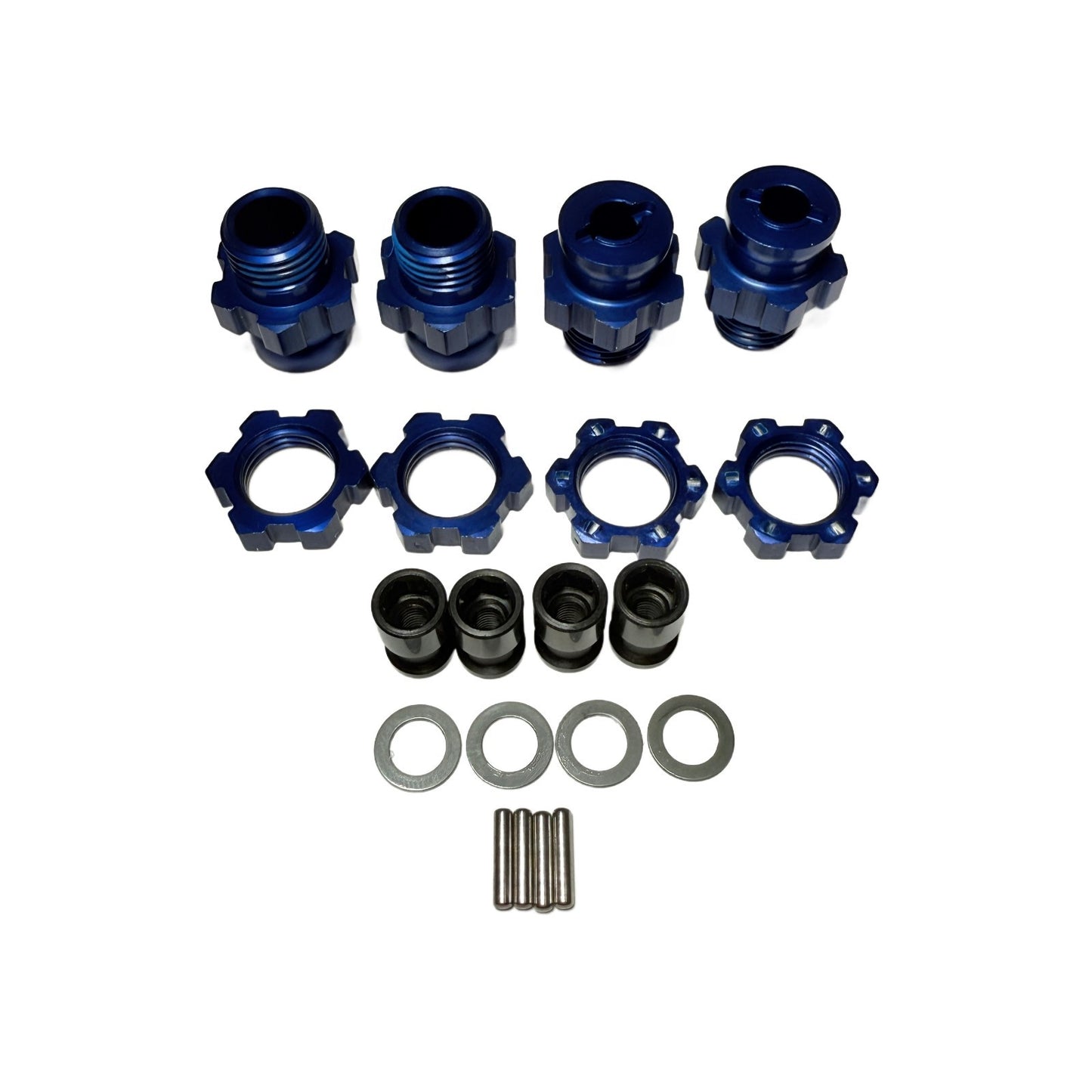 Fits Traxxas Jato 4x4 VXL 17mm Aluminum Wheel Hexes Nuts Washers Pins Tool /BL2s